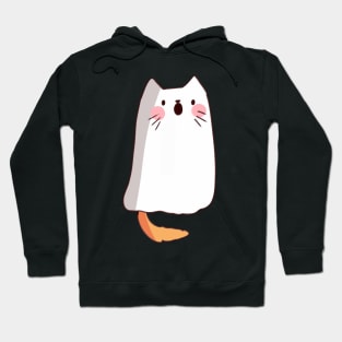 ghost cat illustration Hoodie